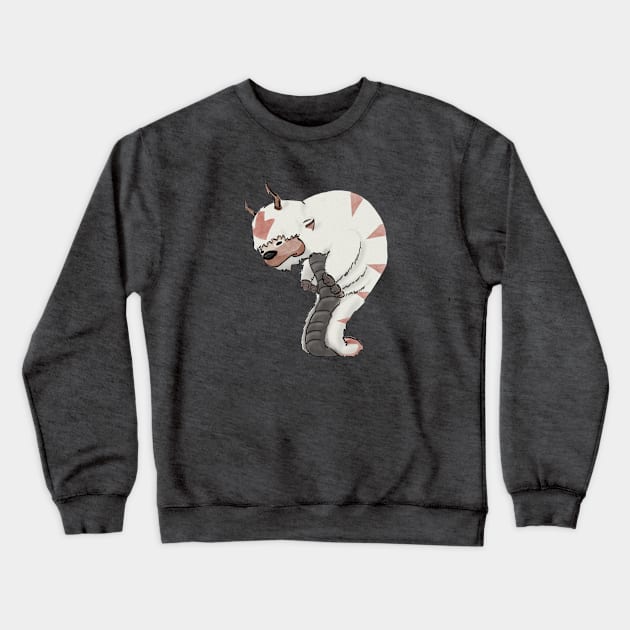 Appa the Sky Bison Crewneck Sweatshirt by Tboxthefox